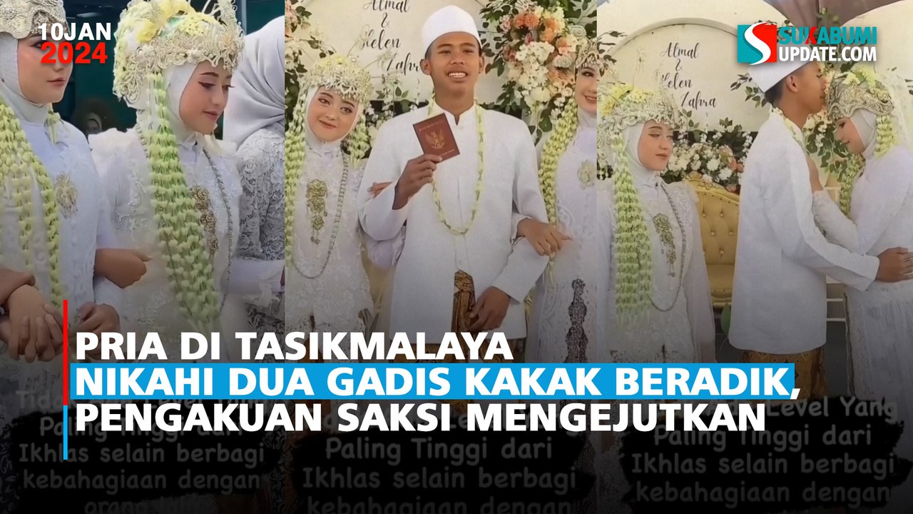 Pria di Tasikmalaya Nikahi Dua Gadis Kakak Beradik, Pengakuan Saksi Mengejutkan