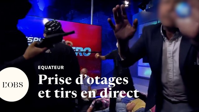 Prise d'otages en direct à la télé dans l'Equateur en crise