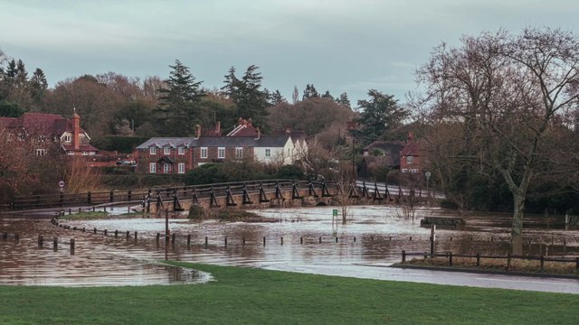 Storm Henk: Your pictures of the flooding on the Surrey and Hampshire borders