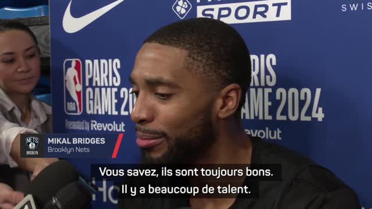 Nets - Bridges : "Il y a beaucoup de talent en France, comme Wemby et Fournier”