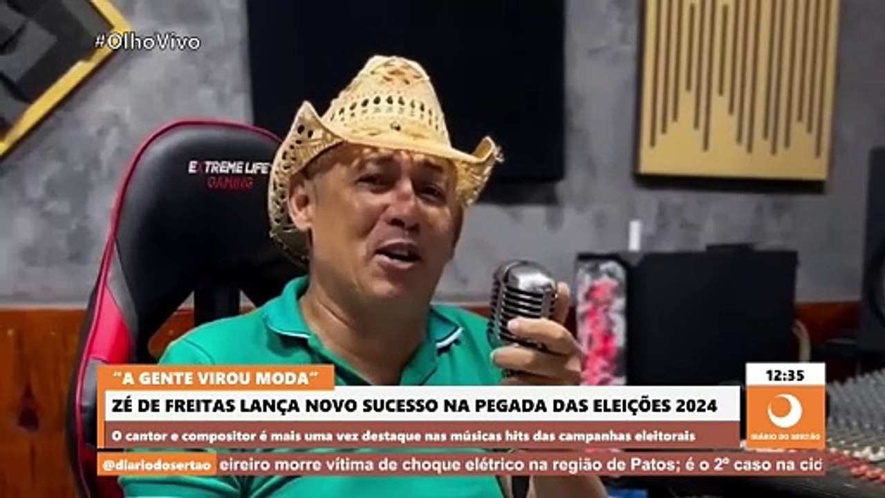 Zé de Freitas lança nova música na pegada das Eleições 2024 e já é sucesso nas redes sociais