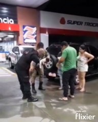 Bebê de 13 dias resgatado por policial em Blumenau