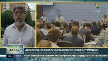 Argentina: Diputados continúan debates sobre la llamada Ley Ómnibus que impulsa Javier Milei
