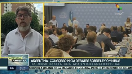 Argentina: Diputados continúan debates sobre la llamada Ley Ómnibus que impulsa Javier Milei