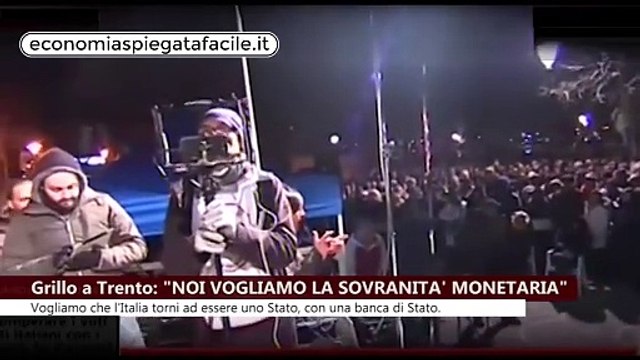 Beppe Grillo_ dobbiamo uscire immediatamente dall'euro; io non ho mai detto di uscire dall'euro
