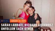 Sarah Lahbati, Richard Gutierrez unfollow each other on Instagram amid breakup rumors