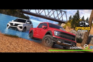 Jeep driving game,3D car stunts, Android phone gameplay