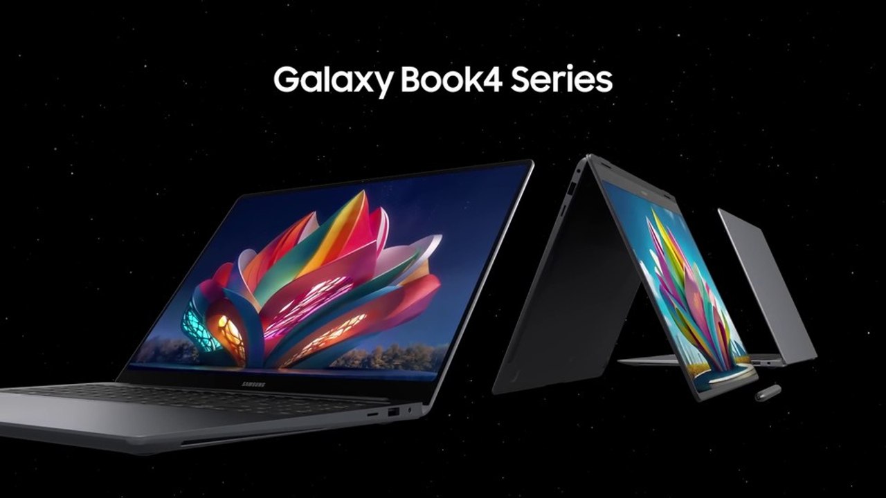 Samsung zeigt im Trailer die Galaxy Book 4-Reihe