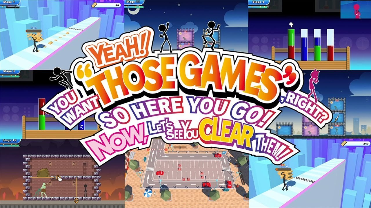 YEAH! YOU WANT “THOSE GAMES,” RIGHT? SO HERE YOU GO! NOW, LET’S SEE YOU CLEAR THEM! annoncé sur PlayStation