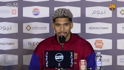 Araujo: "Es un privilegio poder llevar el brazalete del Barça"