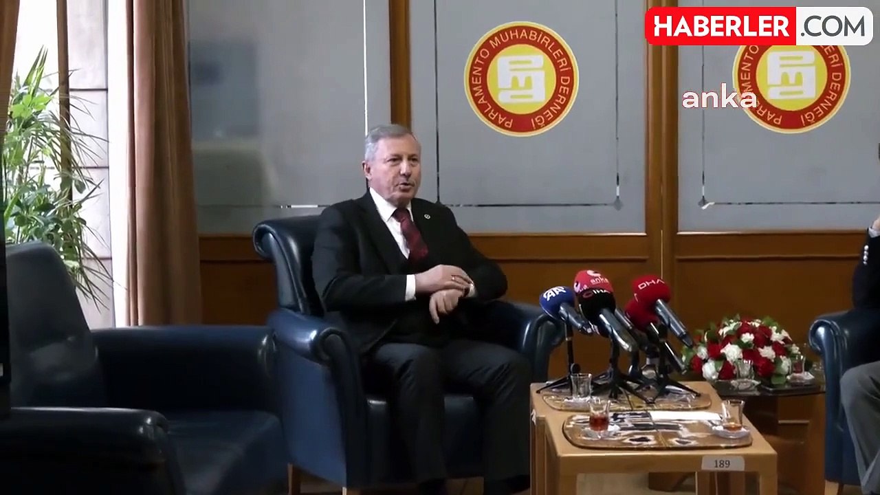 Gelecek-Saadet Partisi Grup Başkanı Selçuk Özdağ, Parlamento Muhabirleri Derneği'ni ziyaret etti