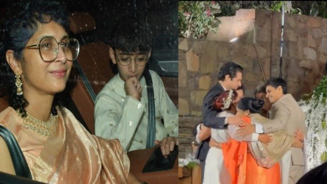 Ira Nupur Udaipur Wedding के बाद Family Hug, Aamir Khan Ex Wife Kiran Rao Son Azad के बिना..