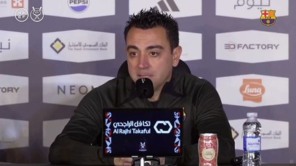 Xavi: "Ojalá nos sirva la Supercopa para hacer ese clic"