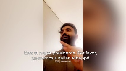 Un fan aborda a Florentino con Mbappé: su respuesta es oro