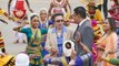 Traditional dancers welcome Princess Anne to Sri Lanka for historic visit