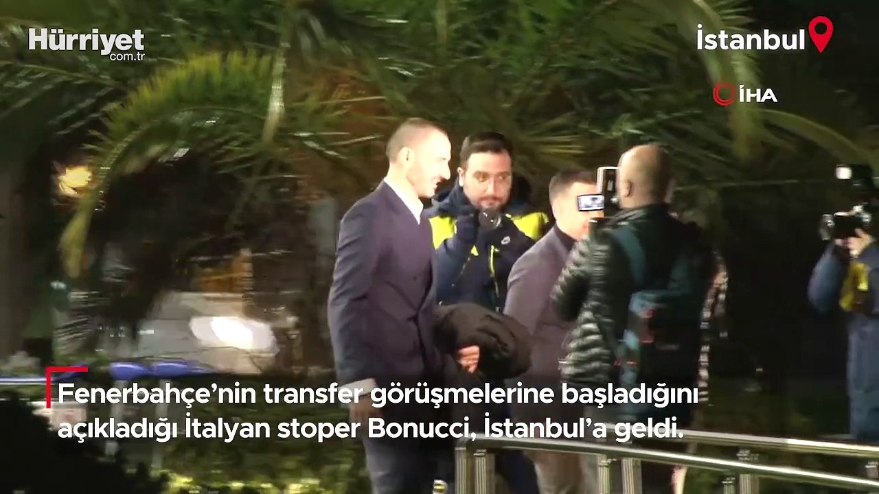 Bonucci, İstanbul’a geldi
