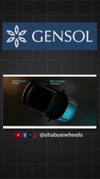 Gensol EV Electric 3 Wheeler Car