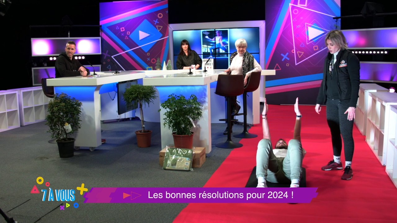 "7 à vous" vous souhaite une excellente année ! avec les bonnes résolutions sportives de ce début janvier avec, Anaïs Arbite, coach sportive sur notre plateau et la nouvelle édition des "Mercis aux Bénévoles" on vous en parle avec nos invitées !