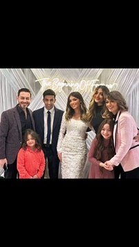 خطوبة ليلى زاهر وهشام جمال
