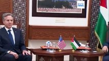 Blinken expressa apoio dos EUA para a criação de um Estado palestiniano