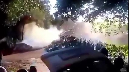 7 Spectators Fatal Crash @ Rally De A Coruña 2015