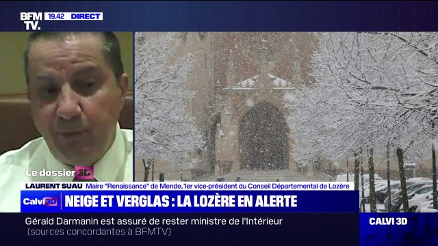 La situation est maîtrisée : Le maire de Mende, réagit à la gestion des chutes de neige dans son département, placé en vigilance orange neige-verglas par Météo France