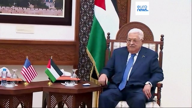 Blinken se reúne con Abás en Ramala en busca de reformas en la gobernanza palestina