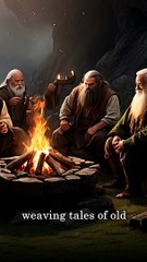 Around the fire, the Vikings gathered tight...