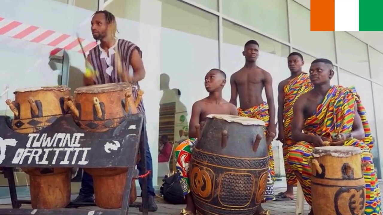 Video d'arriver des éléphants de Côte d'Ivoire