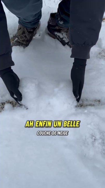 Bonne chute de neige pour la terre vaut fumier ! ‍️