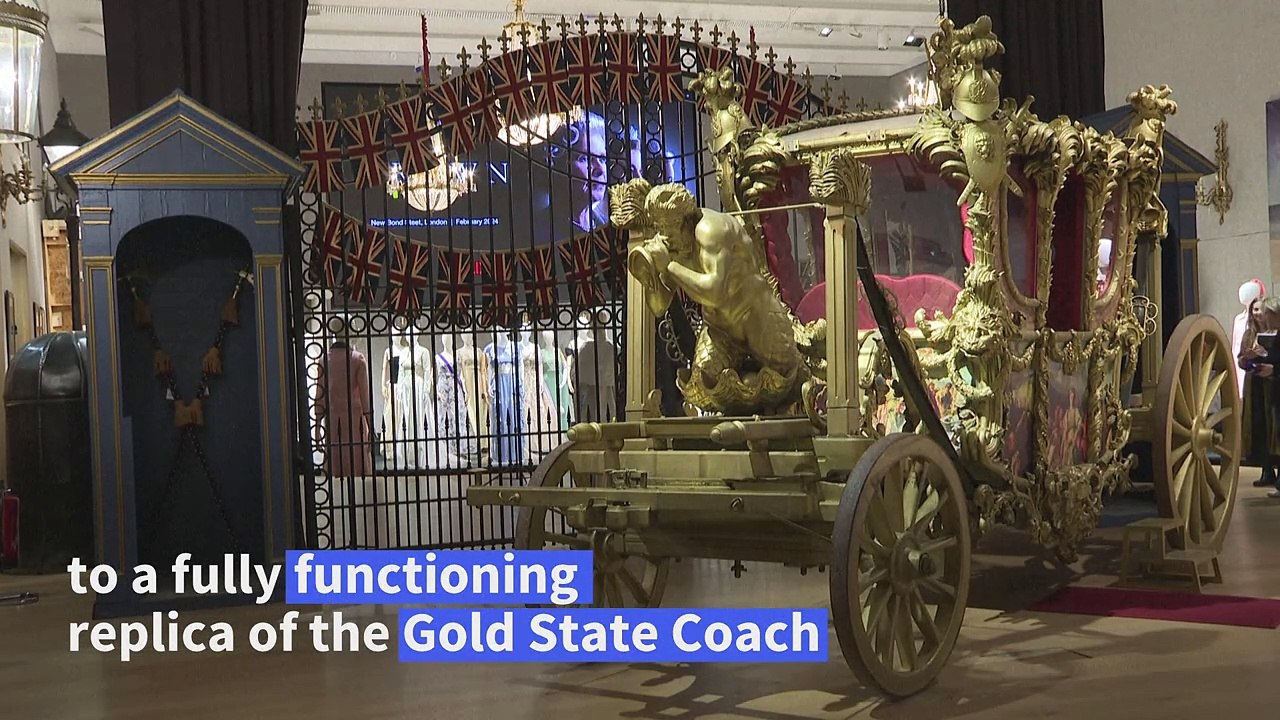 "The Crown" props, sets and costumes on display before auction