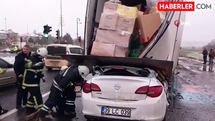 Tekirdağ'da 1 kişinin öldüğü feci kazanın görüntüleri ortaya çıktı