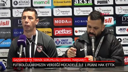 Gabriel Margarit: 1 puanı hak ettik
