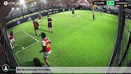 But de Louis LAM - FC CLOPES