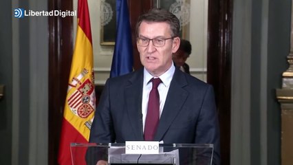 Un contundente Feijóo denuncia la "deshonra" de Sánchez ante sus socios