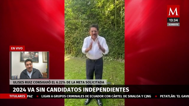 Son requisitos muy difíciles : Ulises Ruiz habla sobre su candidatura independiente
