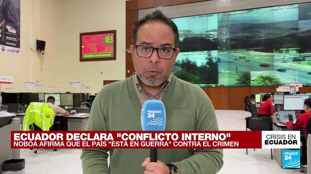 Informe desde Quito: Daniel Noboa declaró que Ecuador está en “estado de guerra” contra el crimen