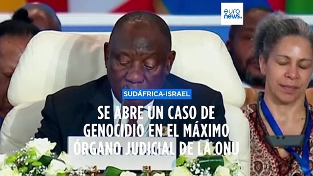 Sudáfrica lleva a Israel ante la Justicia por acusaciones de genocidio y crímenes de guerra