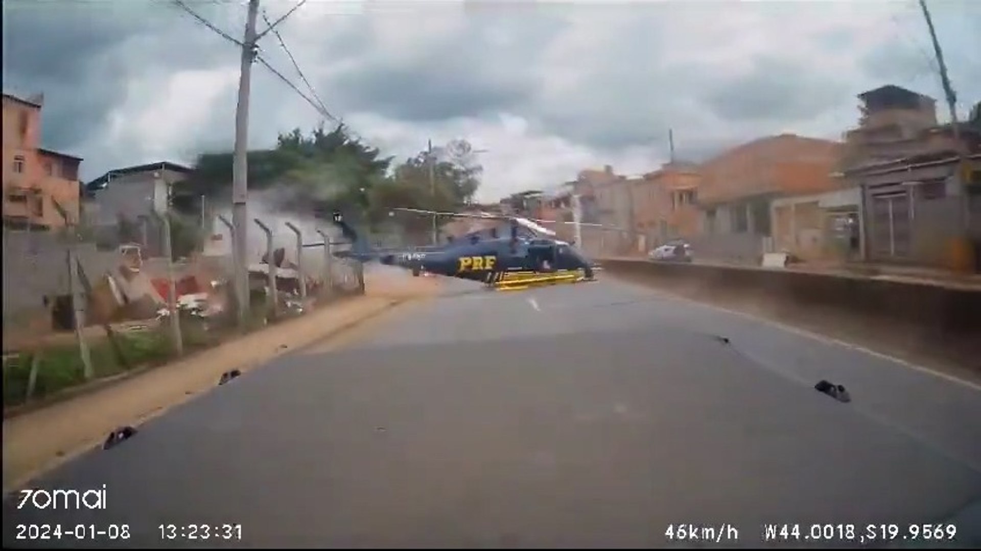 Helicóptero de rescate se estrella en Brasil