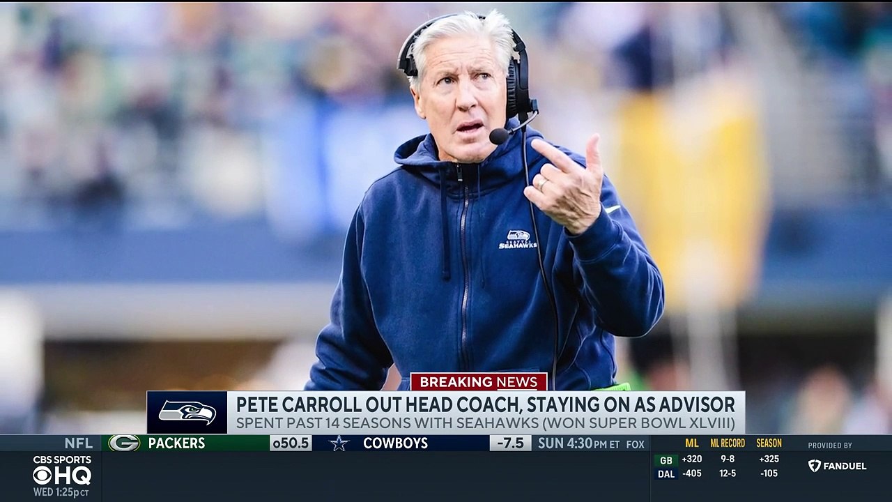 Pete Carroll OUT AS HEAD COACH of the Seahawks, staying on as adviser _ CBS Sports