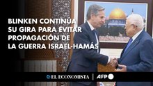 Blinken continúa su gira para evitar propagación de la guerra Israel-Hamás