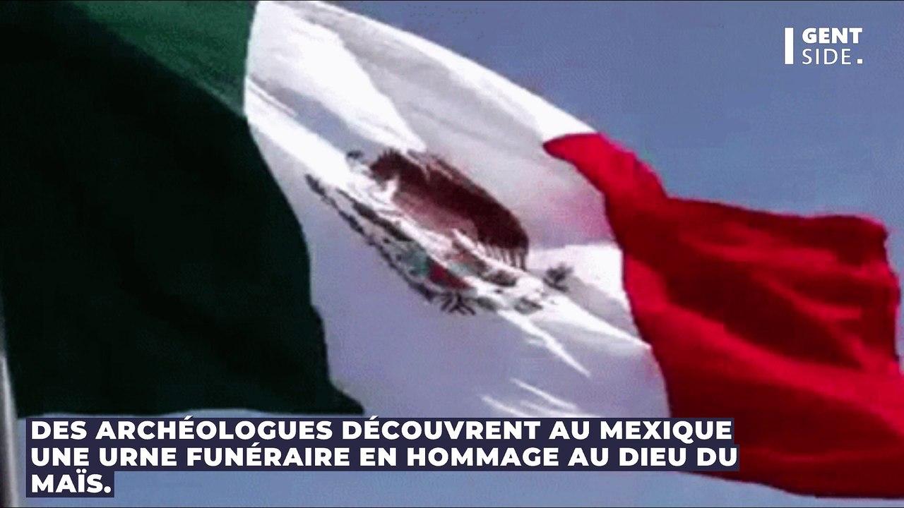 Des archéologues découvrent au Mexique une urne funéraire en hommage au dieu du maïs