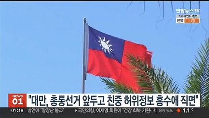 "대만 유권자, 총통선거 앞두고 친중 허위정보 홍수 직면"