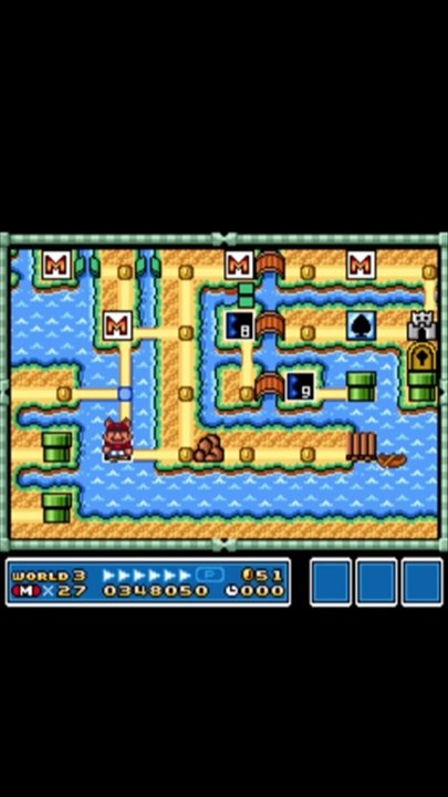 Super Mario Bros 3 Mundo 3 Nivel 5 all Stars snes nintendo