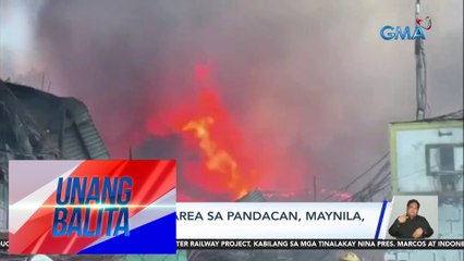 Residential area sa Pandacan, Maynila, nasusunog | UB