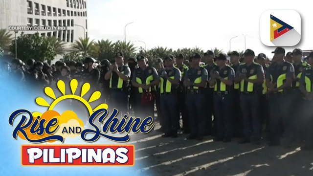 PNP-Cebu, nagsagawa ng send-off ceremony para sa mga magbabantay sa seguridad ng kapistahan ng Sinulog