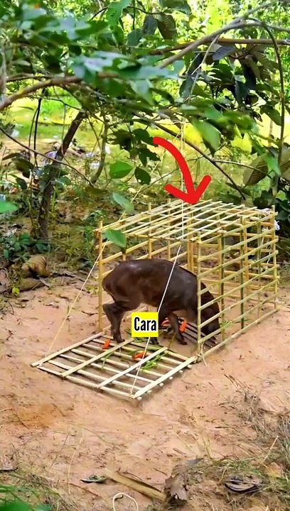 Perangkap Babi Hutan Liar Yang Tajam
