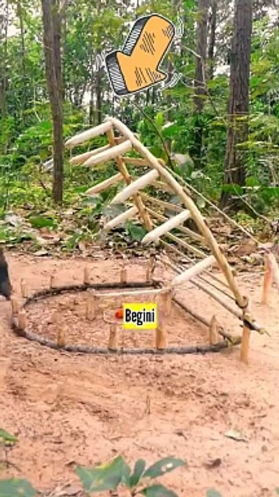 Perangkap Babi Hutan Liar Yang Tajam