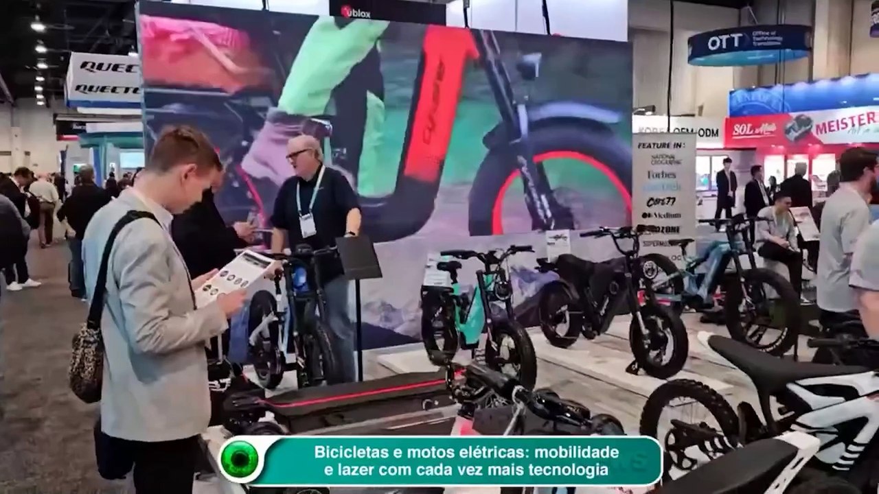 Bicicletas e motos elétricas mobilidade e lazer com cada vez mais tecnologia