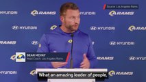 Sean McVay pays tribute to 'amazing leader' Pete Carroll